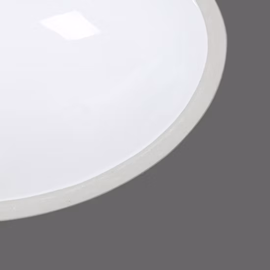 Sanitari in ceramica smaltata perfetta di alta qualità sotto il lavabo da appoggio